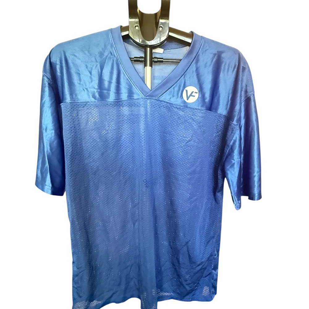 Men's Blue V-Neck Jersey